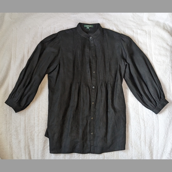 Pleated Button Down - Picture 2 of 7